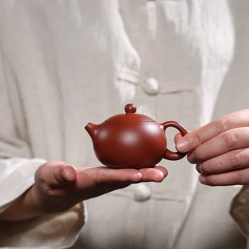 100 МЛ Китайски Yixing Лилав Пясък Xi Shi Чайник за Чай Комплект Ръчно изработени Гърне Dahongpao Кал Чай Набор от 188 Топката Филтър За Чайна Церемония Подарък