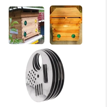 10x Пчелният Кутия рамка, която да Клетки От Неръждаема Стомана Дупка Пчеловодческое Гнездо Обзавеждане Вход В Пчелен Кошер