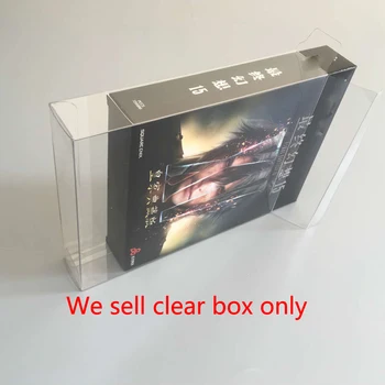 10шт ПАТ Прозрачен дисплей на скоростната за PS4 Final Fantasy 15 игра за съхранение са подбрани кутия