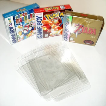 10шт Прозрачен Патрон Защитен Калъф Калъф Протектор и Калъф за Game Boy Опаковка на Играта