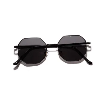 2021 модни кръгли Ретро Метални Слънчеви Очила ретро малки слънчеви очила в рамки полигональные Слънчеви Очила