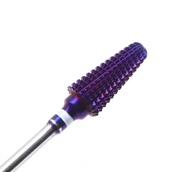 2way Purple Pro Пълнозърнести Видий Тренировки за Нокти, Електрически Пробивни Машини за нокти, Пилочки за Нокти, Инструменти за рязане и полиране на дъното на нокътя