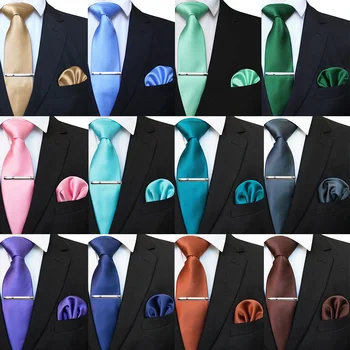 EASTEPIC 8 см Класически Сив Саржевые Вратовръзки за Мъже в делови Костюми, колекция от Вратовръзки, Скоба, за да Носового Шал, Мъжки Аксесоар, Сватба Парти