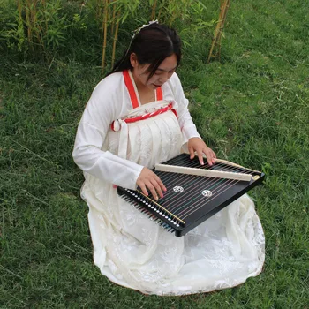 Guzheng Инструмент За Тренировка На Пръстите 21/14 Струни Професионално Ръчно Устройство За Преносим Мини-Цитра