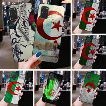 HUAGETOP флаг на Алжир черен Калъф за Телефон Корпус за Samsung S20 plus Ultra S6 S7 edge S8 S9 plus S10 5G lite 2020