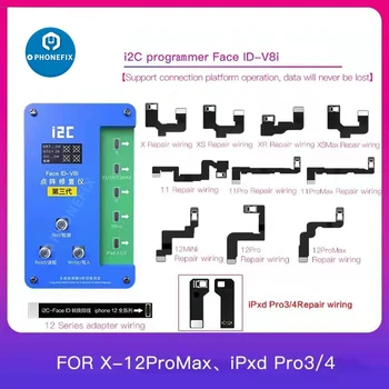 i2C IFace-V8i 3rd Face Матричен Прожекционен Ремонт Точков Проектор, За iPhone, X-12Pro max Face ID Ремонт Смяна на Матрица на кабела