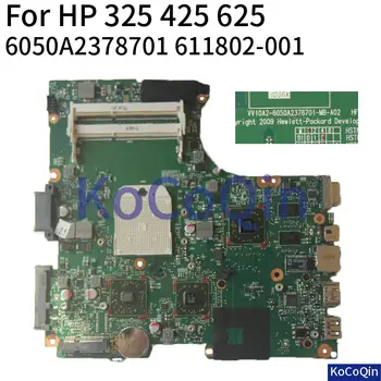KoCoQin дънна Платка За лаптоп HP COMPAQ 325 425 625 CQ325 CQ425 CQ625 дънна Платка 611802-001 дънна Платка на КОМПЮТЪР DDR3 Тестван