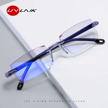 UVLAIK 0 -1,0 -1,5 -2,0 -2,5 -6,0 Готови Очила за Късогледство Мъжки Класически Анти-Сини Светлинни Рецепта Оптични Очила Дамски