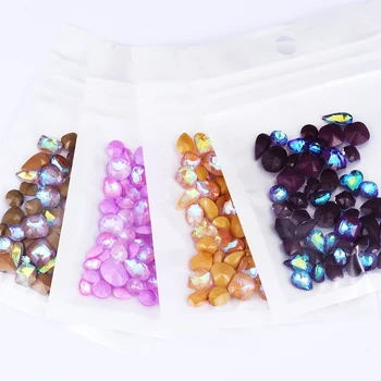 Блестящ Диамант на Смесени Цветове K9 Crystal Сам Кристали за Стъкло и Кристали за Дизайн на Ноктите, Украса за Бродирани Дрехи Мъниста направи си САМ Бижута