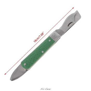 Градински Сгъваем Нож За Присаждане С 3 Остриета, Режещ Инструмент За Подрязване На Разсад