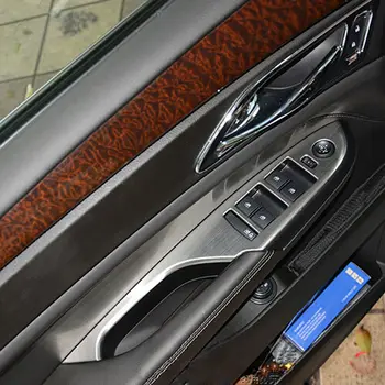 За Cadillac SRX 2010 2011 2012 2013 2014 2015 2016 Межкомнатная Вратата Подлакътник Бутон за Включване на Прозореца Капак Завърши