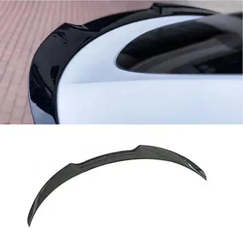 Заден спойлер от въглеродни влакна/ABS Duckbill за Tesla Model Y 2021 + Заден Спойлер, Крило на Багажника, Допълнителен Стил на Автомобила