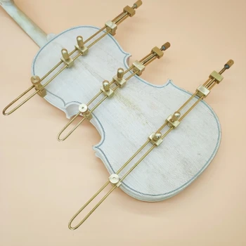 Инструменти за цигулка /виолончело, 3шт месингови ремонтни скоби за отстраняване на грешки пукнатини, По-надеждни инструменти