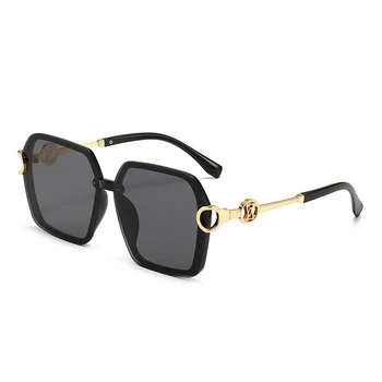 Луксозни Дизайнерски Дамски Мъжки Слънчеви Очила Модерен Реколта Ретро Квадратни Мъжки Дамски Летни Очила За Шофиране на Кола, UV400 очила Очила