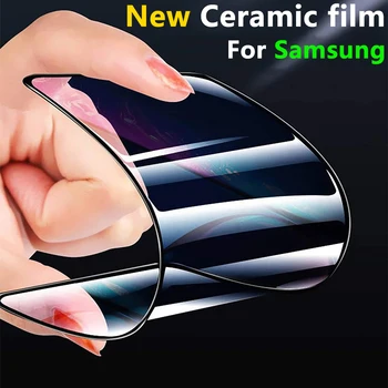 Не счупените ръбове Керамични Защитно Фолио за Екран за Samsung J4 J6 Plus J8 2018 A5 A7 A8 пълно покритие на Супер Здравина, Анти-счупен