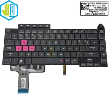 НИ е Английски RGB Клавиатура Със задно Осветление За ASUS ROG Strix G15 G513 G513QY G513QM G513Q 2021 Лаптоп за Игри Цветни Клавиатура С Подсветка