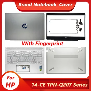 НОВА горната част на задния капак за HP 14-CE TPN-Q207 LCD делото/се Преден панел/Линия/Клавиатура със стойка за ръце/Долен корпус/Шарнирная делото L19174-001