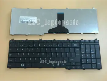 Новата клавиатура PO Portuguese Teclado ForTOSHIBA Satellite C650 C655D C660 L650 L655 L670 L675 L750 L755 Черен