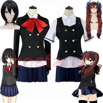 Още един костюм Мисаки Мей Акадзава Идзуми аниме cosplay жени, момичета японската училищни униформи JK пола, костюм, Перука за Хелоуин
