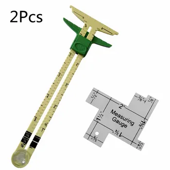 Подвижен калибър 5 в 1 с инструмент за измерване на шивашката линия Nancy и 1 бр. Измерване калибър, инструмент за шивач, аксесоари за домашна употреба