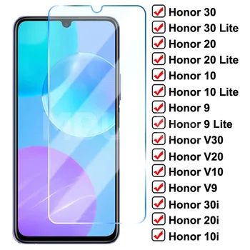 Пълно Покритие От Закалено Стъкло За Huawei Honor 10 20 30 Lite 10i 20i 30i Защитно Фолио За дисплея Защитно Стъкло Honor 9 8 Lite V30 V20
