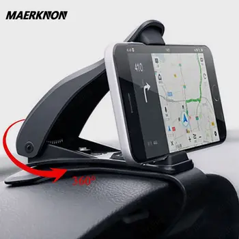 Универсален Автомобилен Притежателя на Телефона Въртящи За Xiaomi Samsung iPhone 12 Pro е Смартфон с GPS Поставка Скоба За Мобилен Телефон Поставка Скоба
