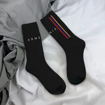 Чорапи с Флага на Армения, Мъжки и дамски Модни Чорапи Armenia Of Arms, на Новост, Пролет, Лято, Есен, Зимни Чорапи, Подаръци